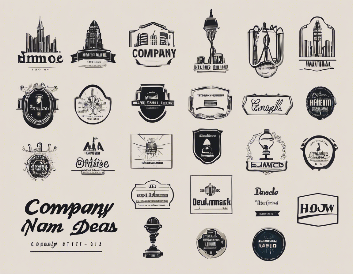 Crafting Creative Company Names: How to Choose the Perfect Brand Identity